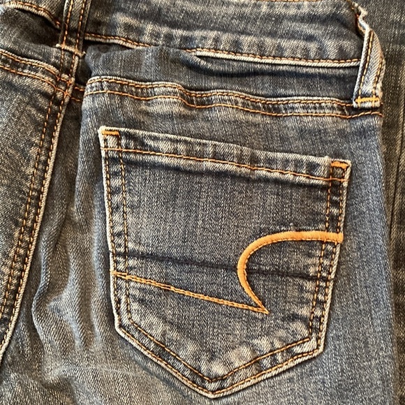 AMERICAN EAGLE Stretch Denim Jegging- size womens 0 - Picture 3 of 16